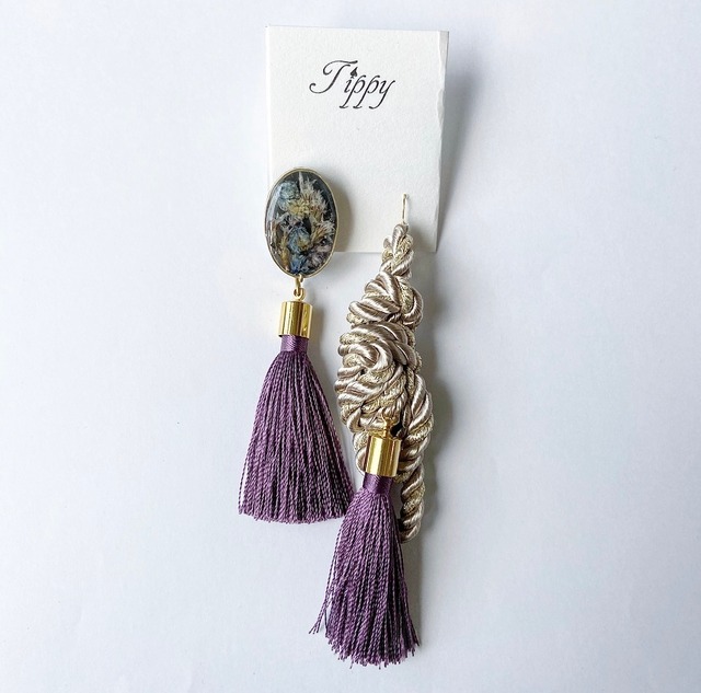 rope tassel pierce / earring