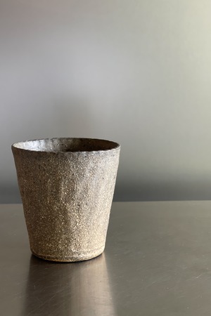 白灰化粧　茶杯　村上躍　作　MY2409_01