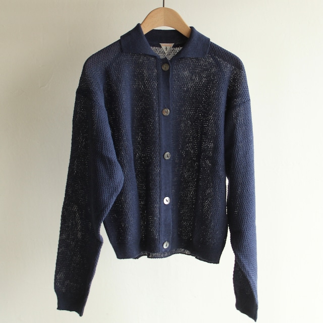 JUN MIKAMI 【 womens 】sheer mock neck pullover knit