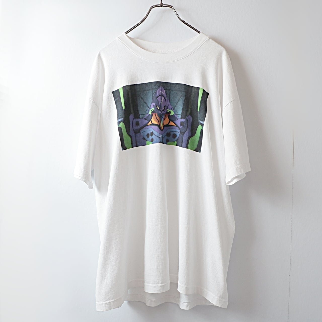 エヴァンゲリオン 初号機 両面プリント アニメ Tシャツ 古着 used