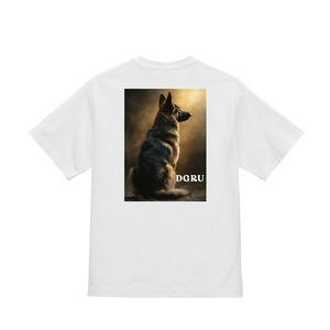 ジャーマン・シェパード　バックデザインTシャツ