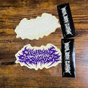 Gluttonous Slaughter Logo Big Sticker /クリアステッカー