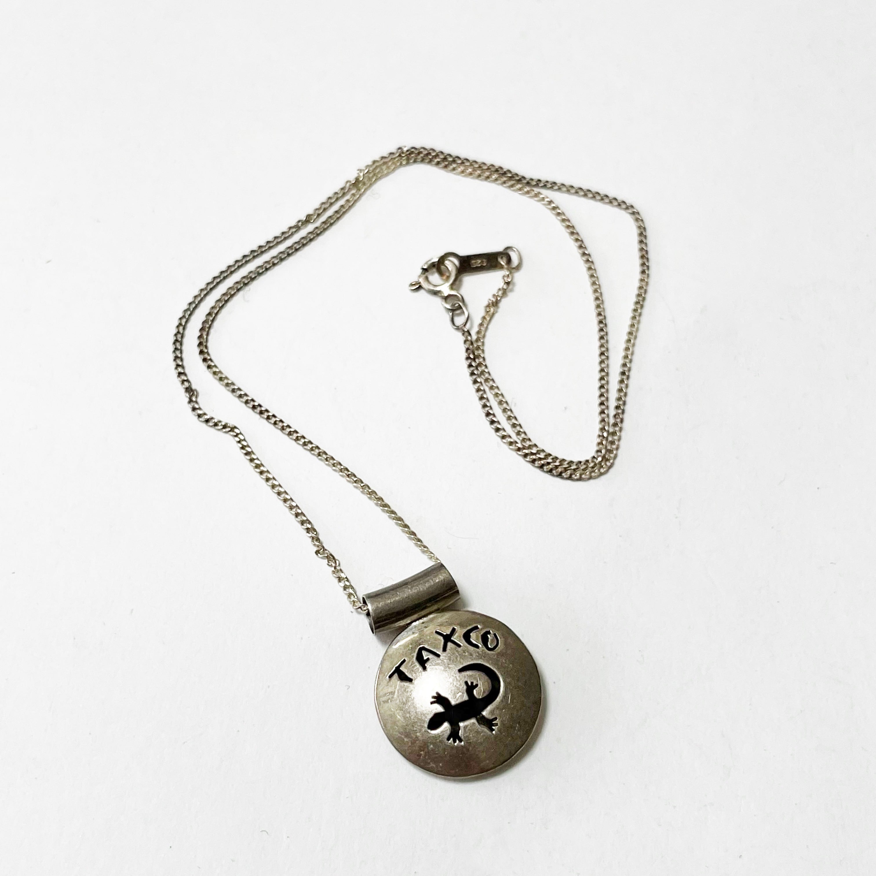 シルバー925 ビンテージ ネックレス MEXICO TAXCO ペンダント シルバー925 ビンテージ ネックレス MEXICO TAXCO ペンダント