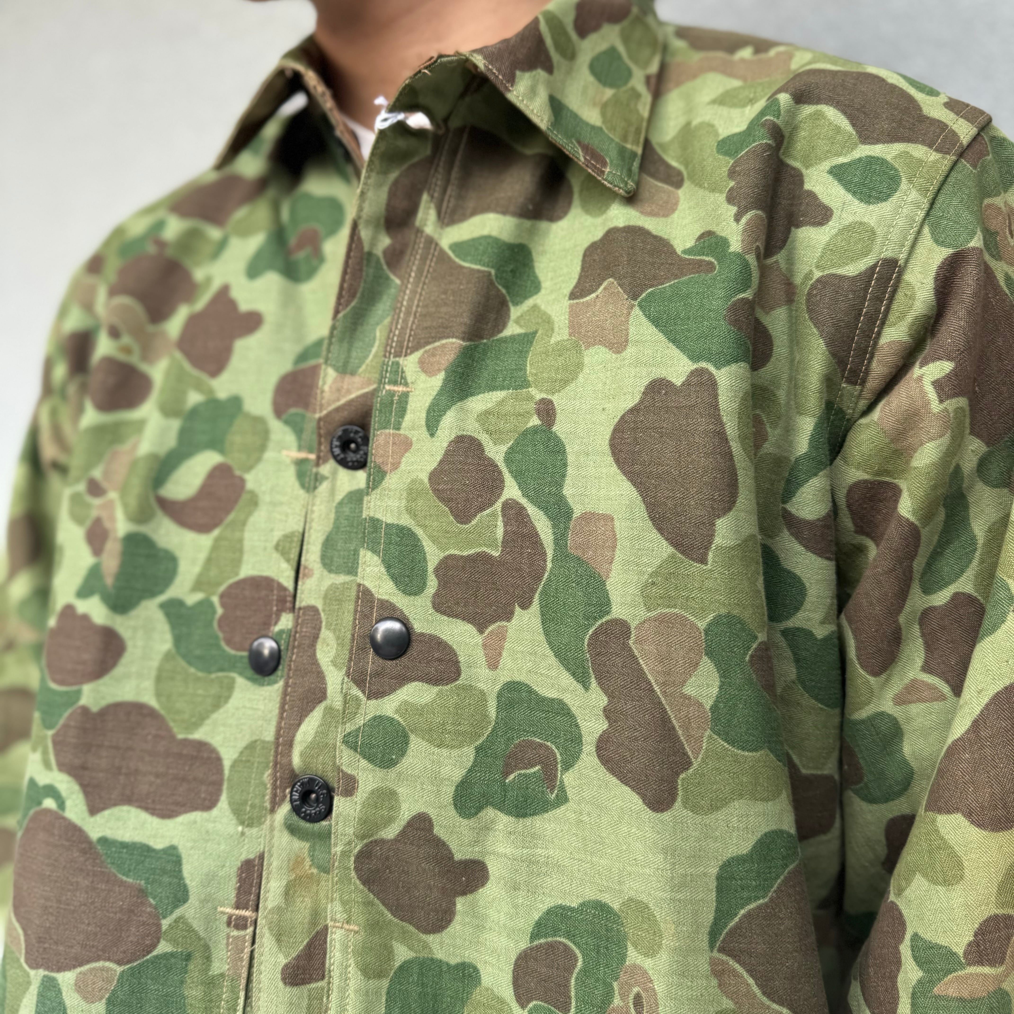 Dead Stock!!】40's U.S.M.C P-44 DuckHunter Kamo HBT Jacket | spike osu