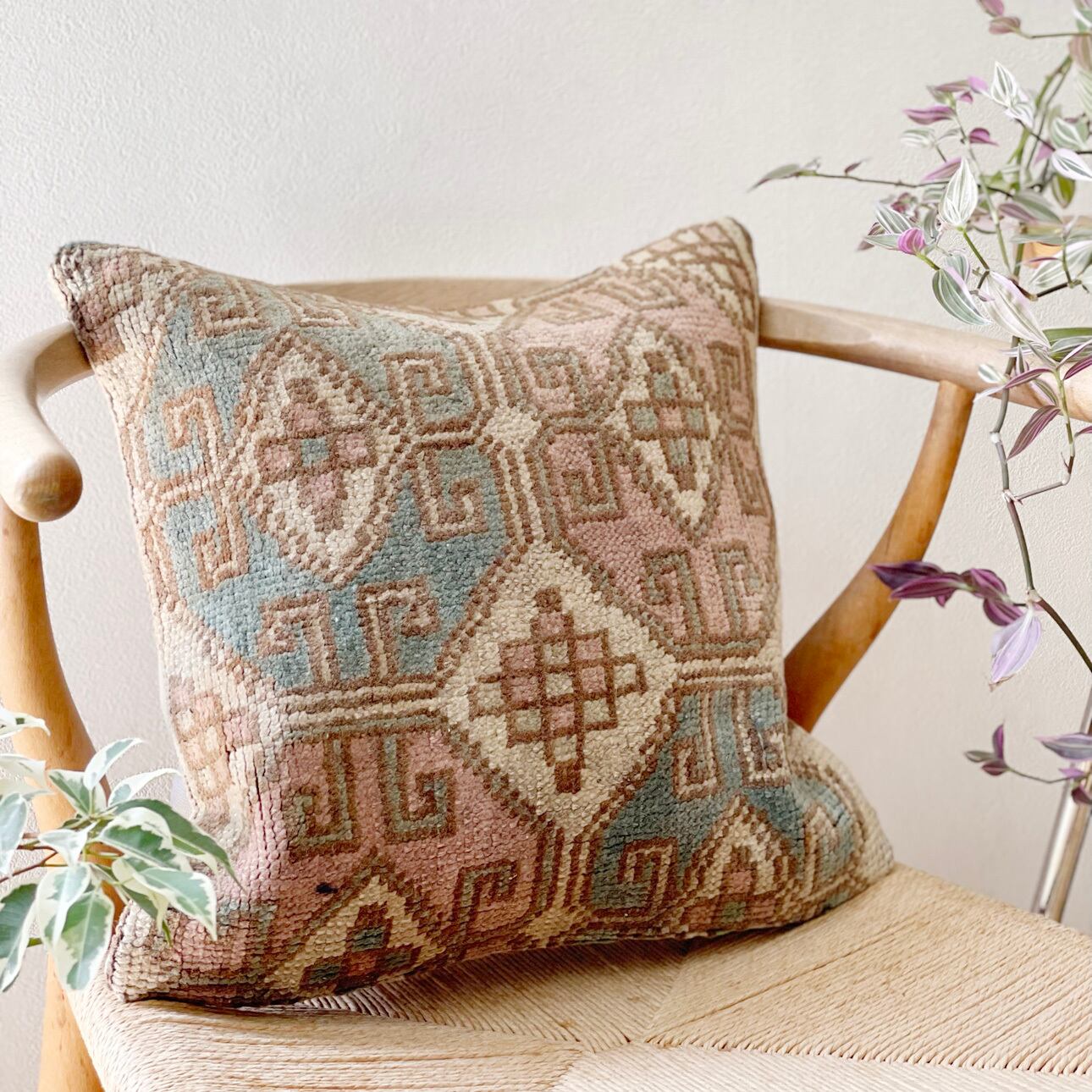 ヴィンテージラグクッションカバー vintage rug cushion cover 