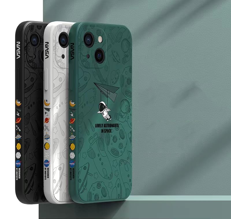 iPhone14Pro Max 14Plus 14ケース パイロット 月 可愛い マット