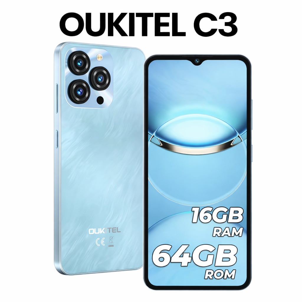 OUKITEL C3 グローバル版 SIMフリー 12GB+64GB 新品・未開封 | nitemo