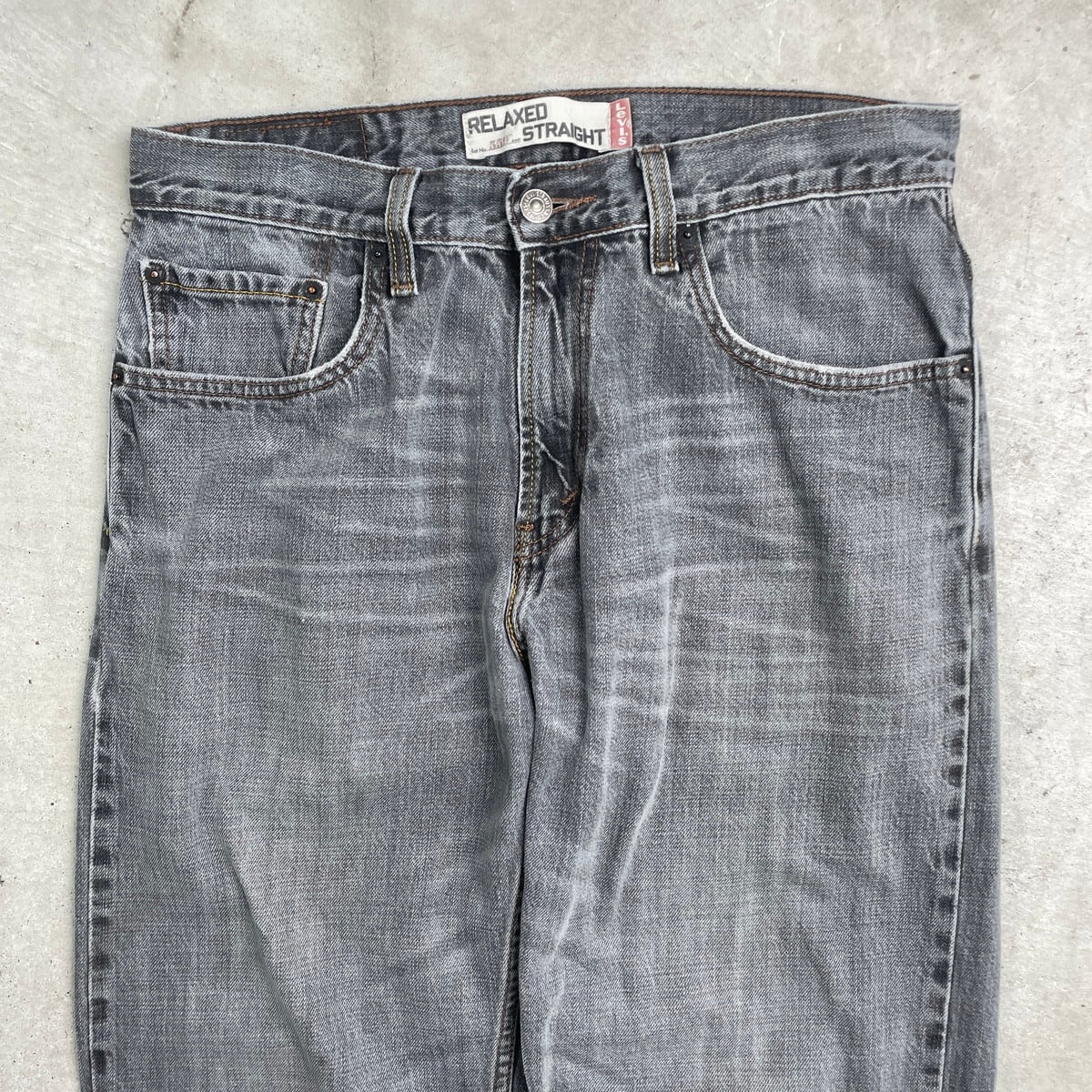 00年代 Levi's リーバイス 559 RELAXED STRAIGHT ブラックデニムパンツ