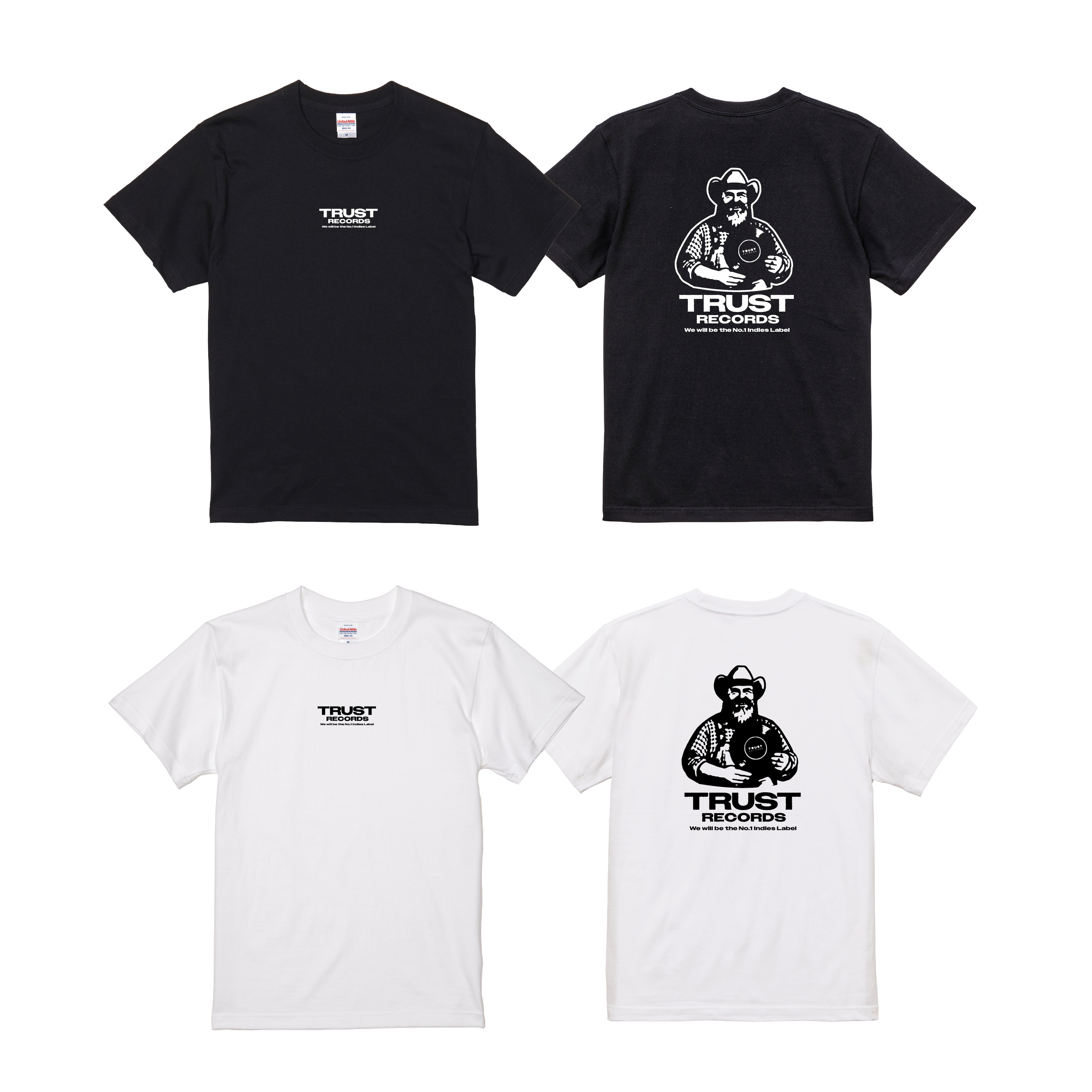 受注商品】TRUST RECORDS 熊本地震 復興支援T-shirt【NEW LOGO TEE
