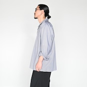 THE DAY / GINGHAM OPEN COLLAR SHIRT