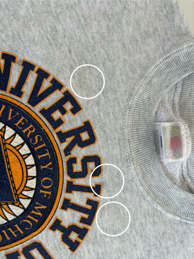 【3-4T相当・vintage 】UNIVERSITY スウェット