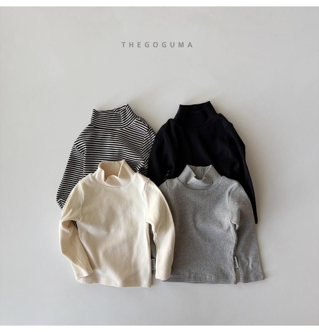 ザゴグマ / THE GOGUMA / ぽかぽか無地ハイネックT / 韓国子供服 / ジュニア / 26winter〖取寄〗*JS~JL*