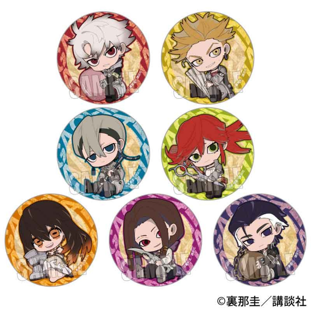 ガチアクタ トレーディング缶バッジ ぎゅぎゅっと BOX 全7種 