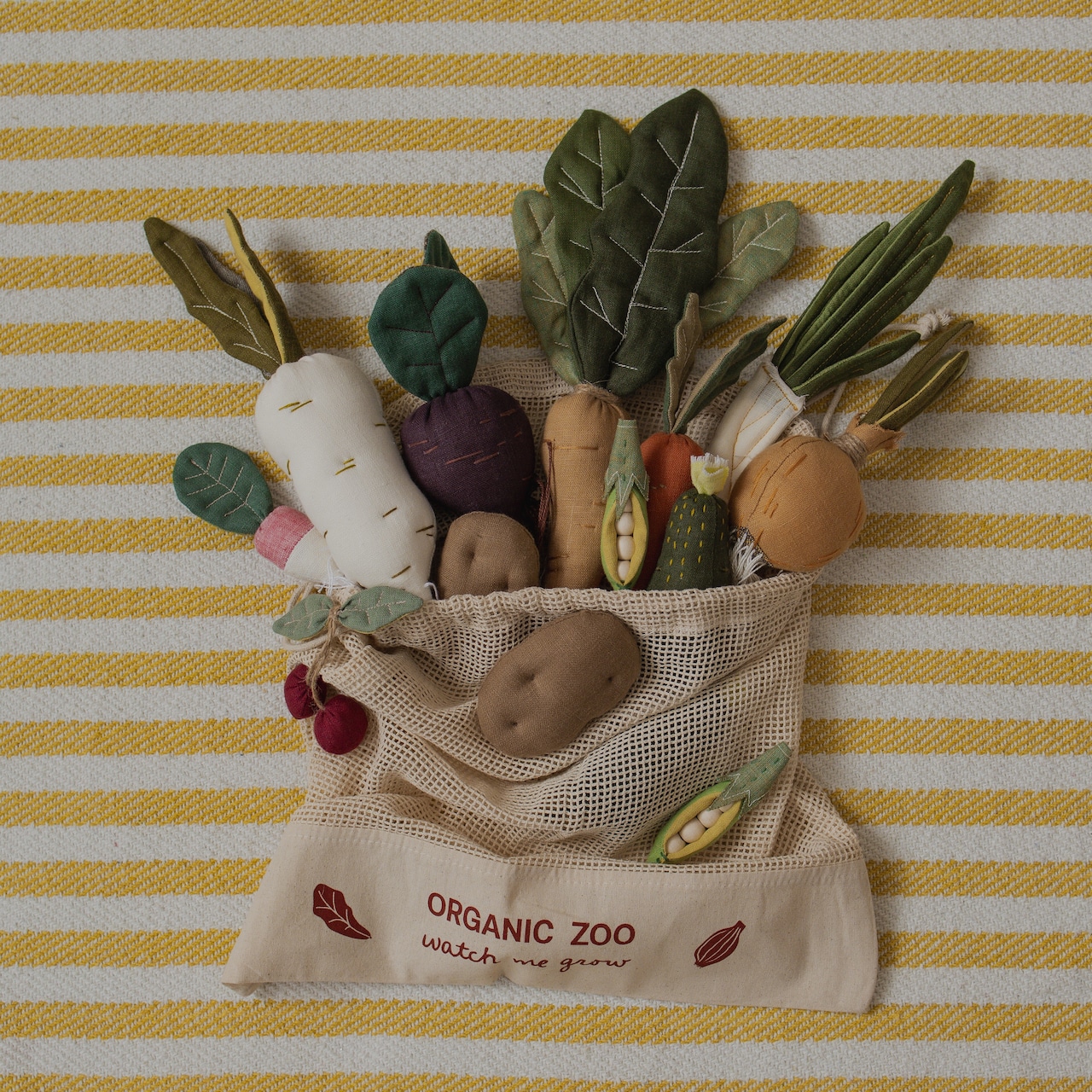 【即納】ORGANIC ZOO / Wheat Terry Cropped Dungarees