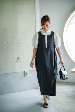 チューリップブラウス【ホワイト】