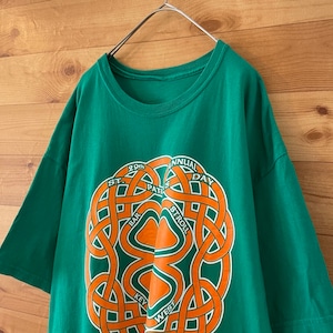 【USA古着】St. Patrick's Day ロゴ プリント Tシャツ 聖パトリックの祝日 カトリック アイルランド US古着 アメリカ古着