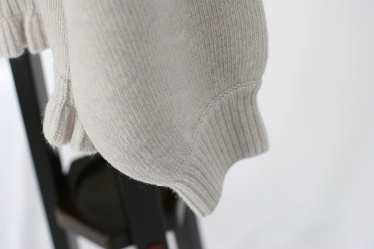 【ROBE de PEAU】Skipper frill knit pullover(RS028)