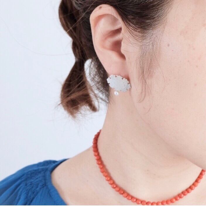 ＊ゆきわもん＊　ピアス  / イヤリング（小）