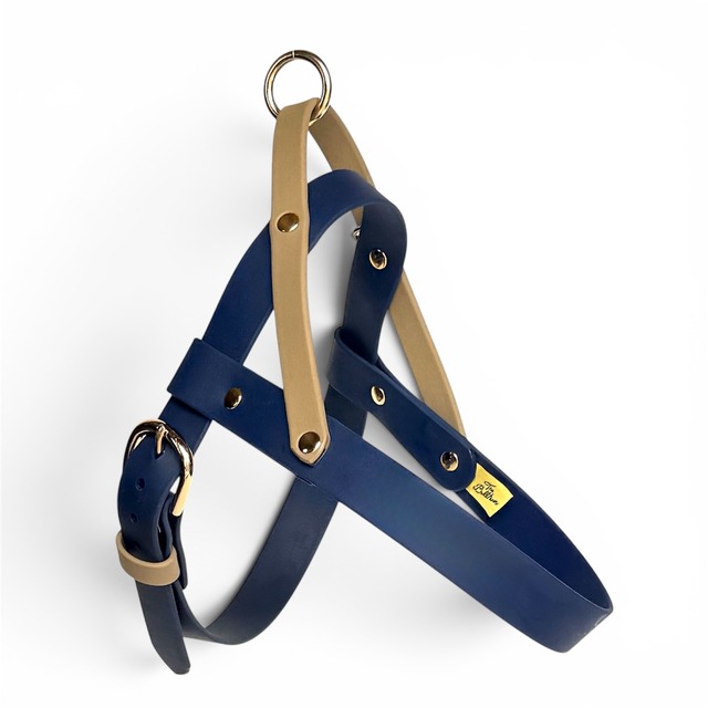 【完成品】Easy Care Harness（ネイビー×タン）