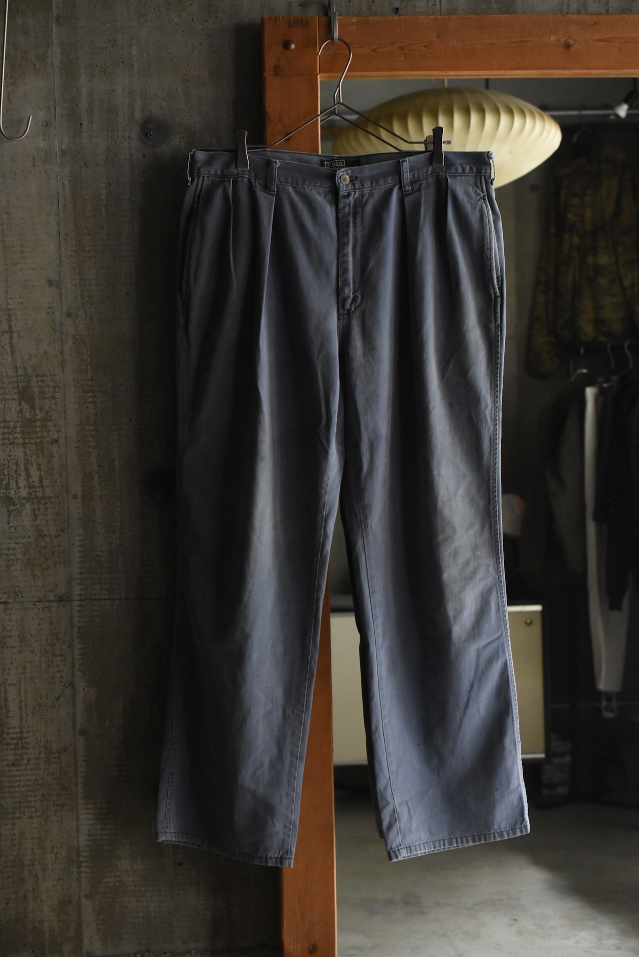 OK/80-90's "polo by Ralph Lauren" art sun fade chino trousers
