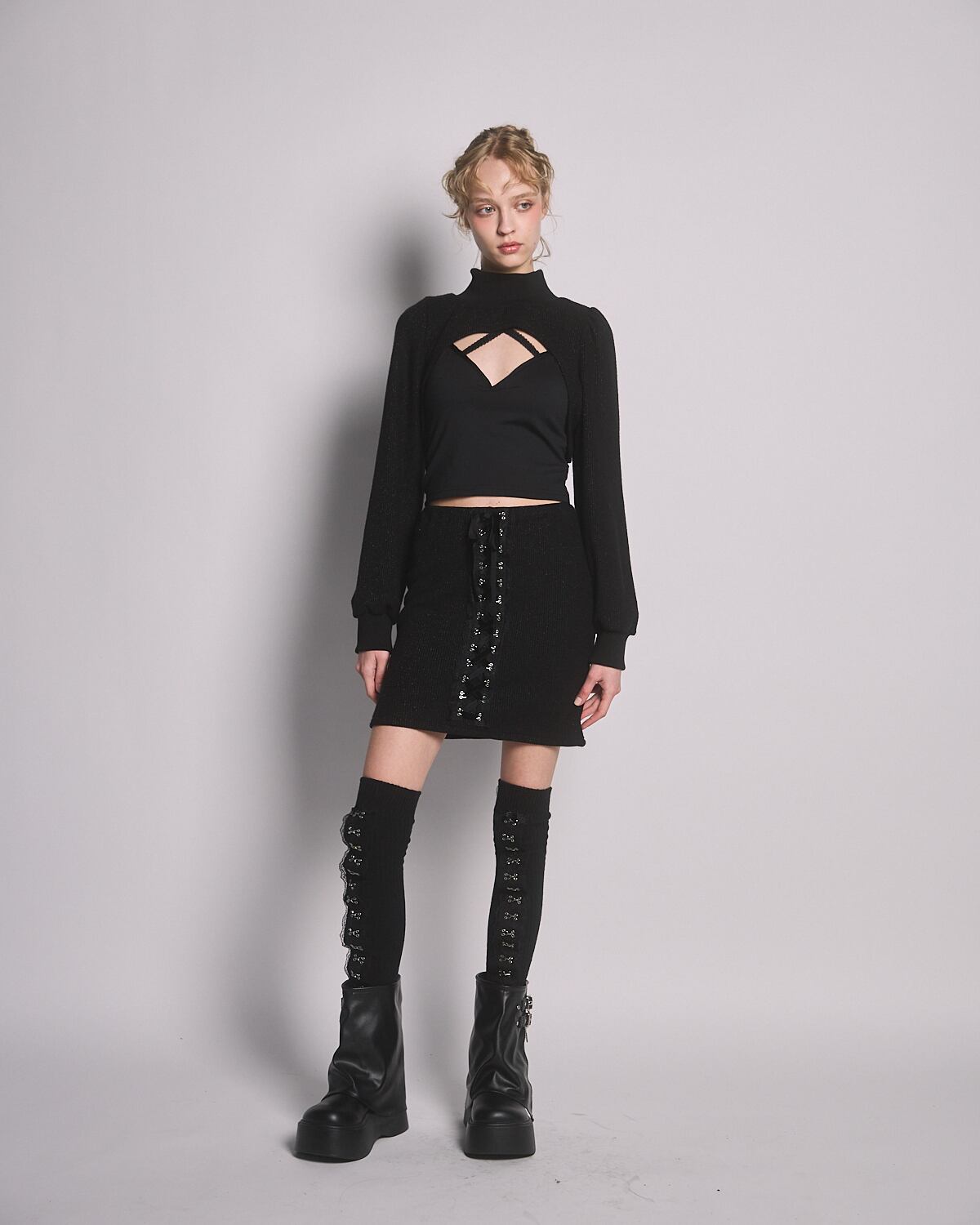 限定】レースホックテープニーハイソックス | lilLilly official webstore