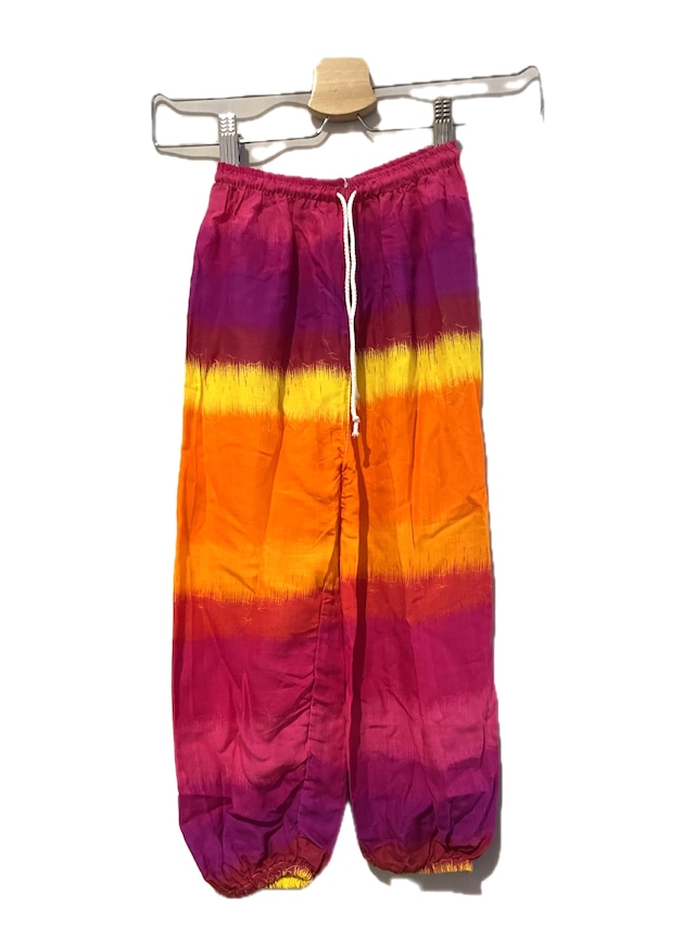 キッズアラジンパンツ アラジンパンツ サルエルパンツ キッズ 子供服 動きやすい 子供エスニックファッション 子供アジアンファッション カラー XL 66cm * アジアン雑貨 No.10