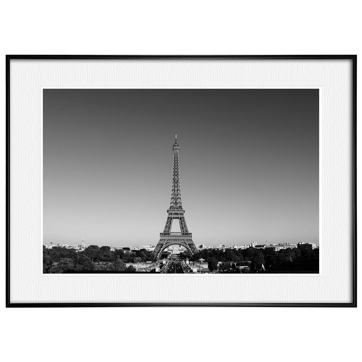 フランス写真 パリ エッフェル塔 インテリア モノクロアートポスター額装 AS0031