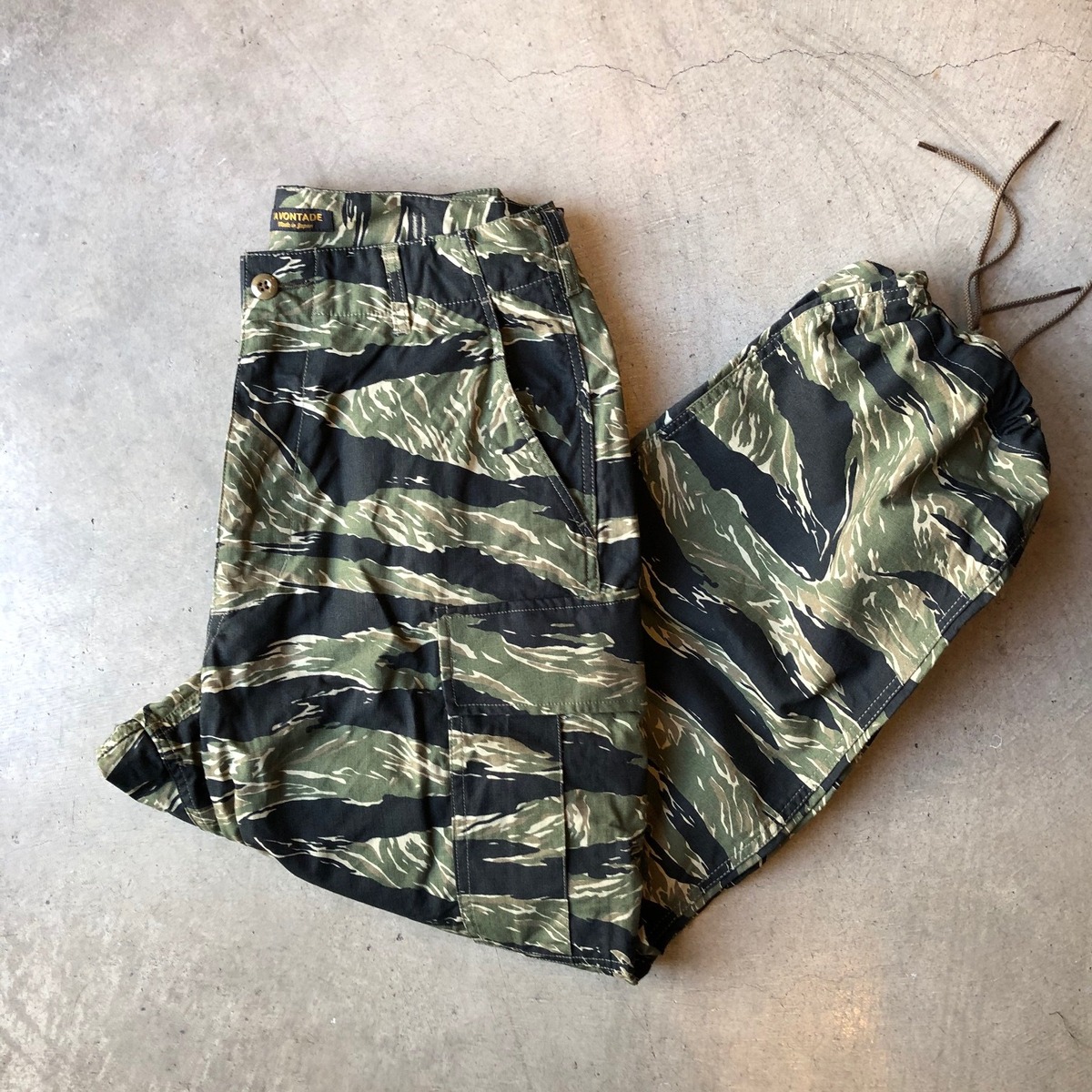 A VONTADE ア ボンタージ ジャングル ファティーグパンツ タイガーカモ 
