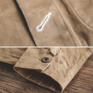 Khaki Canvas Oil Wax Jacket / カーキ キャンバス オイルド ジャケット