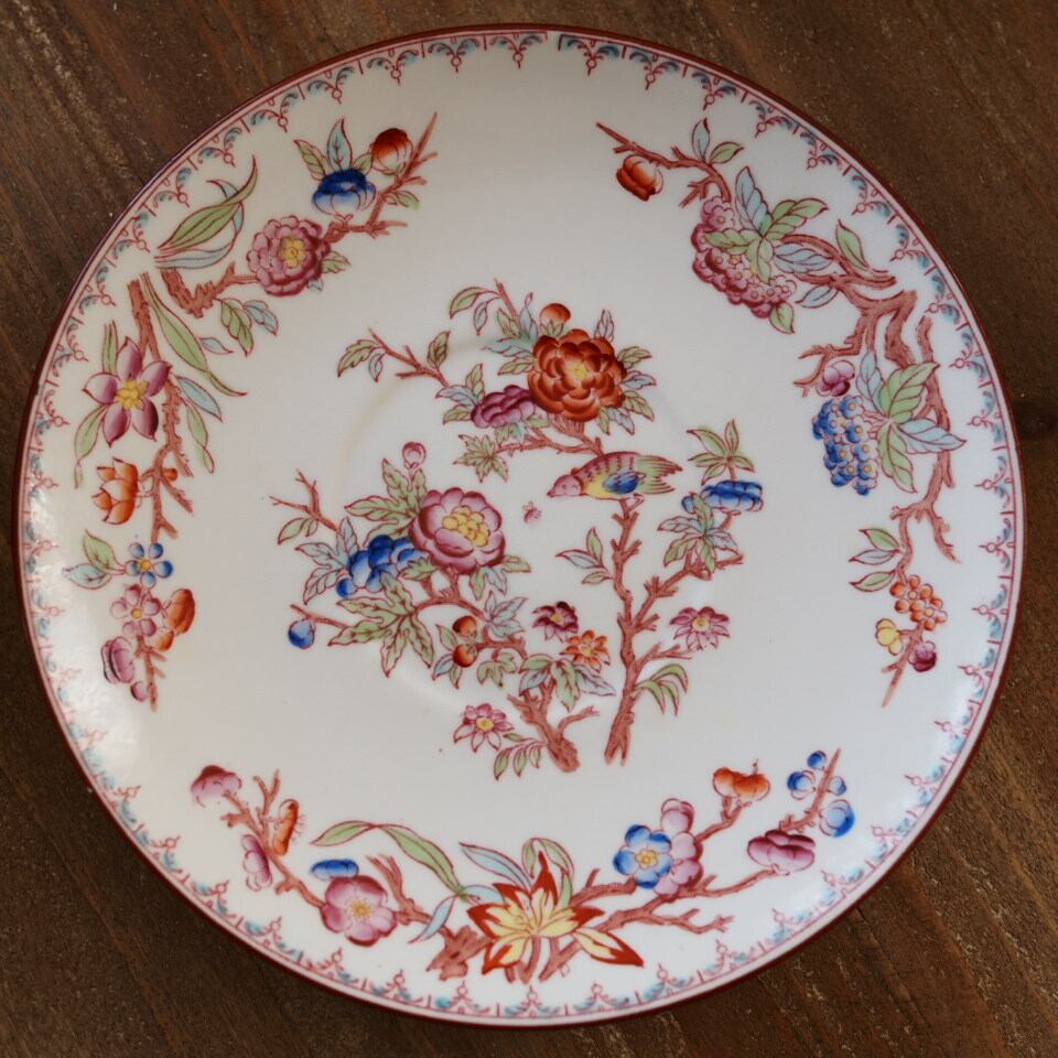 フランスアンティーク サルグミンヌミントン252 カップソーサー F3