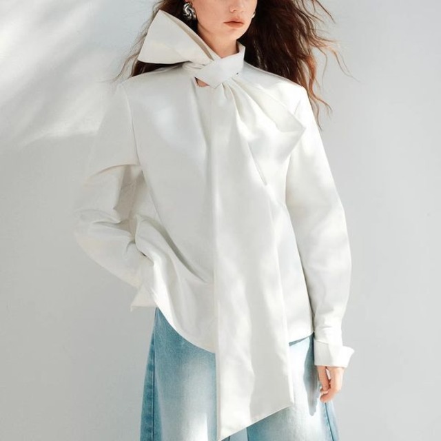 ビッグリボン ボリューム ブラウス 239908