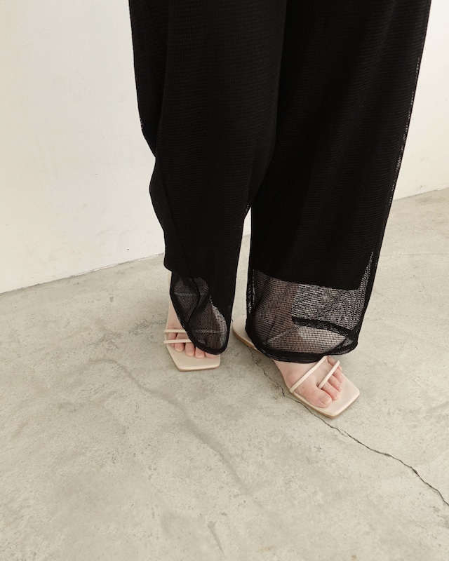 AM1502 mesh straight pants