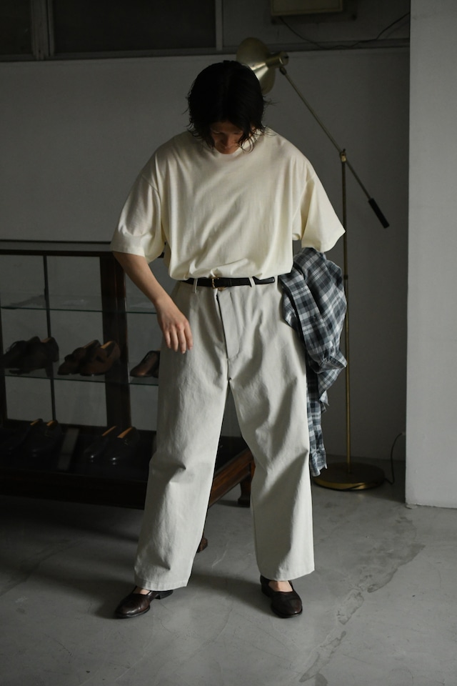 A.PRESSE / Type.3 Chino Trousers (Ecru)