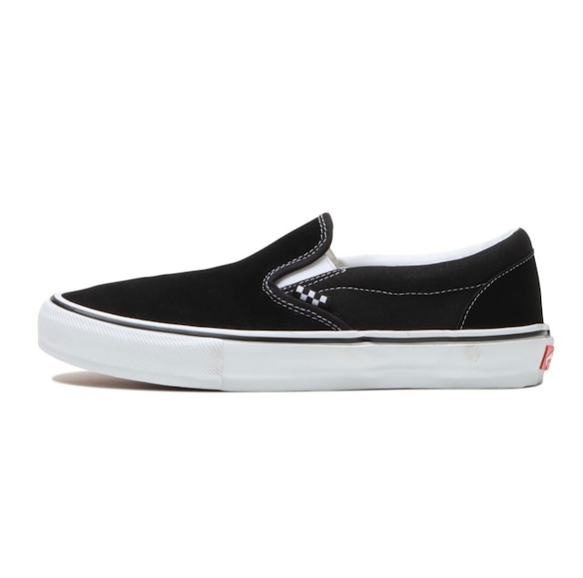 VANS / SKATE SLIP ON / BLACK × WHITE