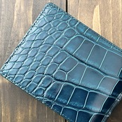 アリゲーター 無双 マネークリップ ブルー グリーン