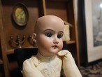 「Gebruder Knoch」レース袖のくったりドール(ヘッド欠け・ヘアラインあり) 画像18