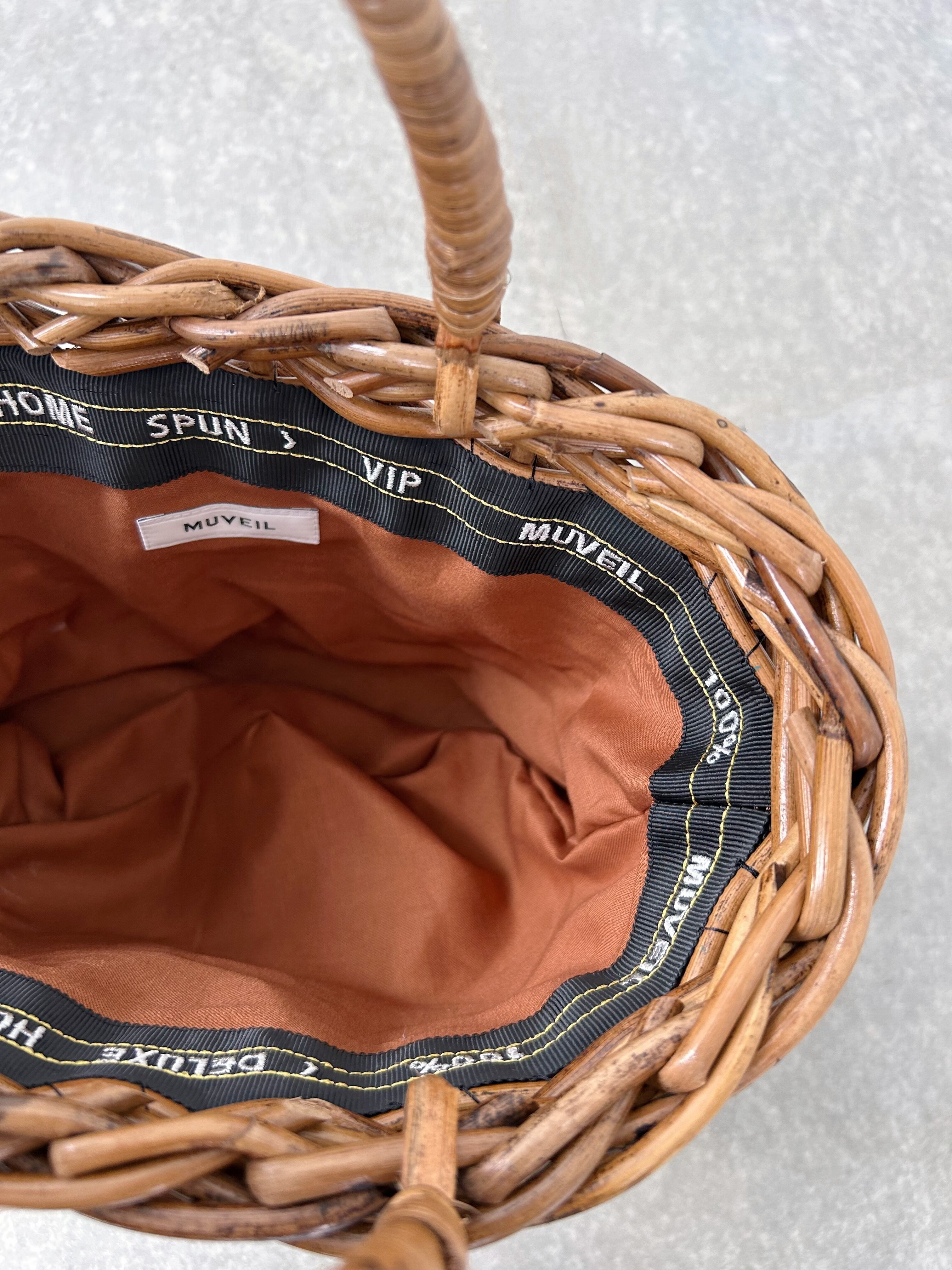 くま　 ミュベールカゴバッグ クマカゴバッグ | MUVEIL Online Shop