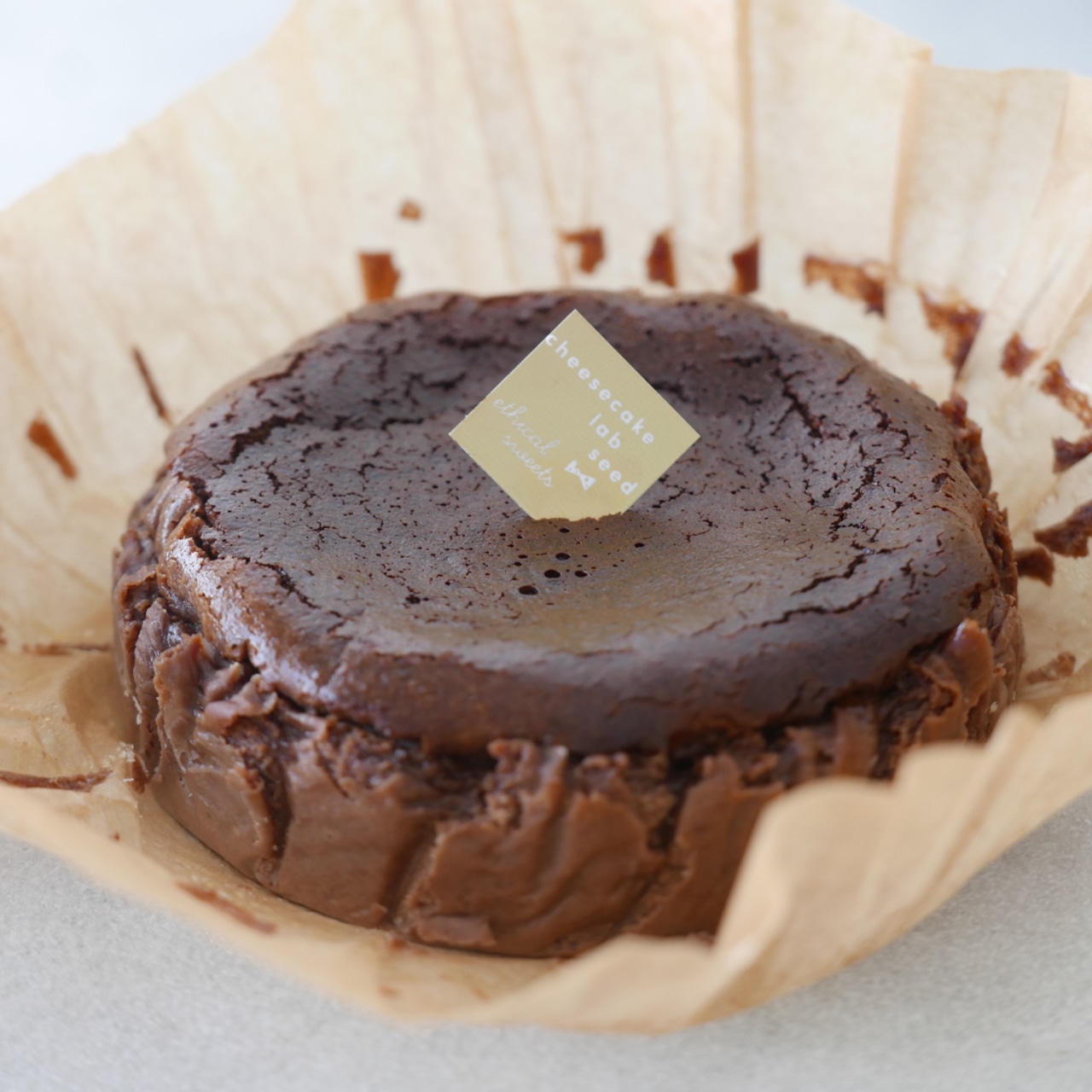 【Valentine's Day】有機カカオニブのショコラバスクチーズケーキ