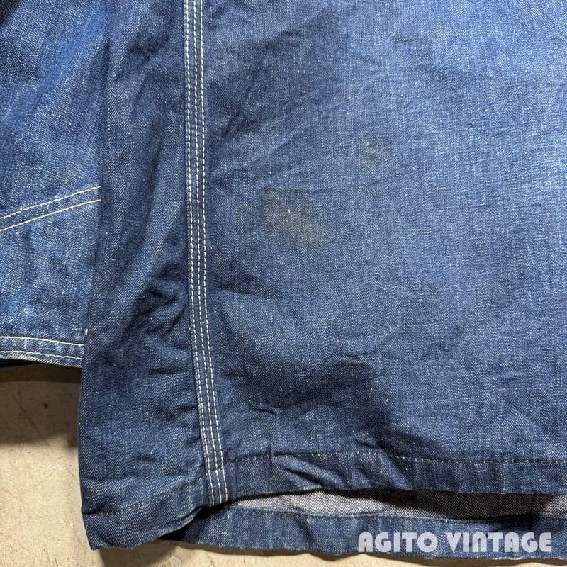 60's~ Lee 91-J デニムカバーオール JELT DENIM 濃紺 グッド
