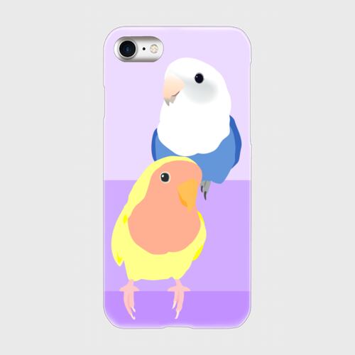 iPhoneケース コザクラインコ ルチノー&バイオレットオパーリン【各機種対応】