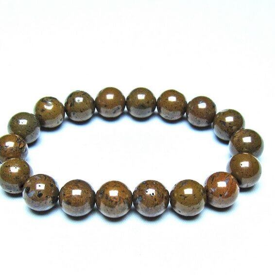 コンドライト ブレスレット サハラNWA869 隕石 12mm 一点物 199-893