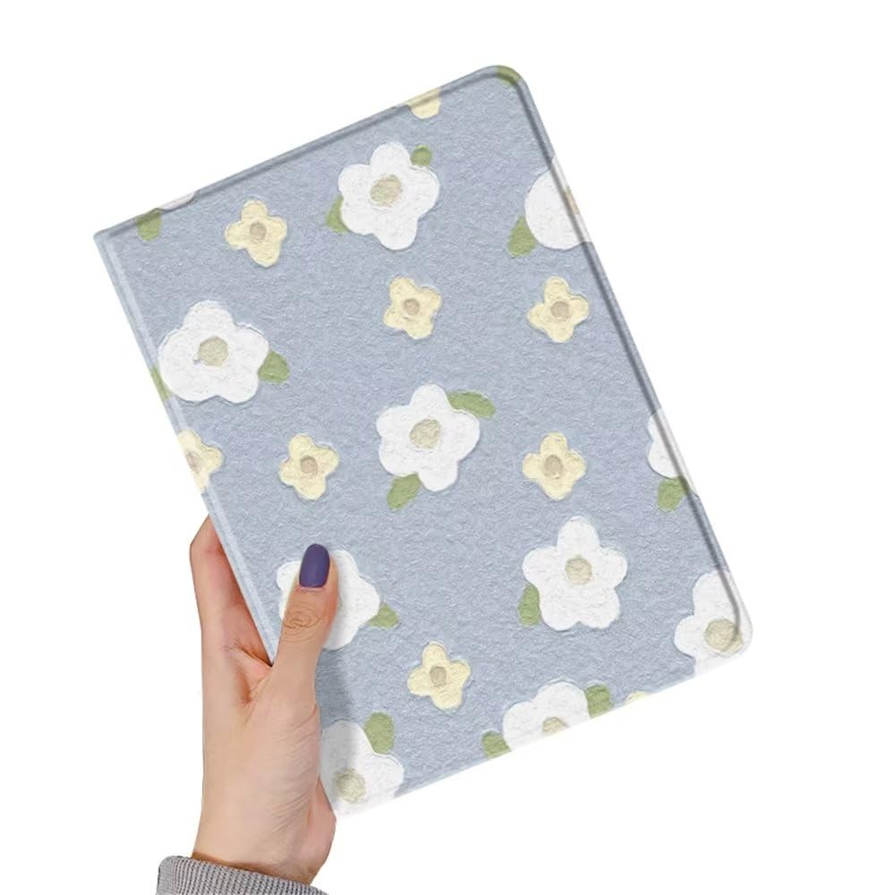 かわいい iPad 10.2 第9世代 8世代 7世代 ケース ペンシル収納 軽量 おしゃれ iPad 9 8 7/ iPad Air3 Pro10.5 ケース レディース 花柄 虹 お洒落 ブック式 頑丈 手帳型 角度調節(iPad7/iPad8/iPad9/Air3/Pro10.5,柄L)