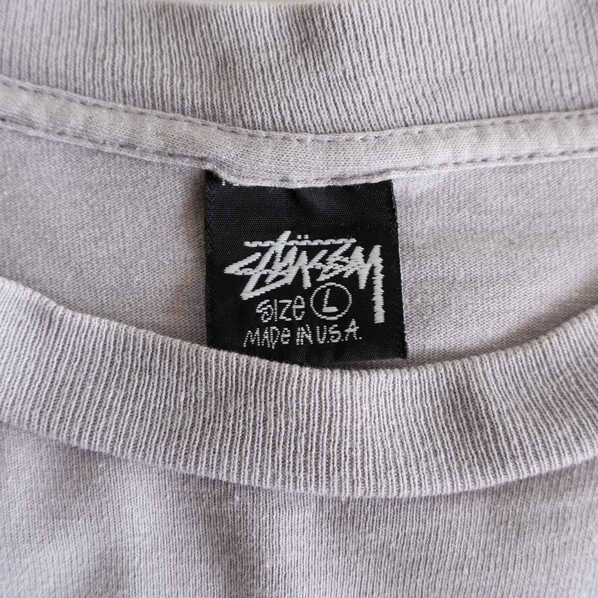80s/USA製】OLD STUSSY【キャラクター ロゴ Tシャツ】L 80s/USA製】OLD STUSSY【キャラクター ロゴ Tシャツ】L