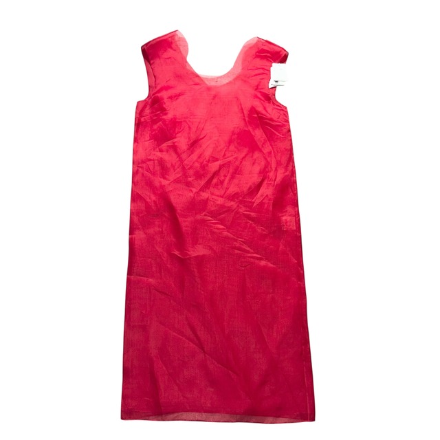 MAISON MARGIELA red silk dual dress