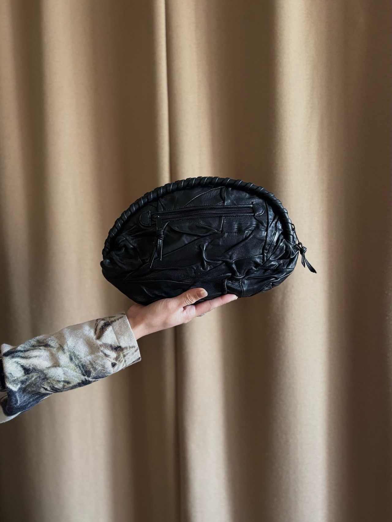real leather vintage clutch bag-4545-2