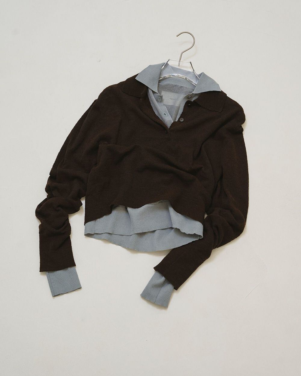 TODAYFUL／Layered Polo Knit | polne