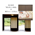 【受注生産】 のれん 歌川国芳　朝比奈小人嶋遊   幅85ｘ丈90cm