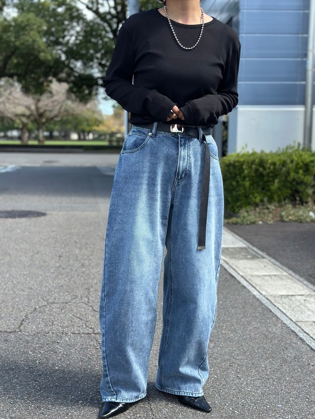 【cafune&PASSIONE '25 A.W.】カーブデニム