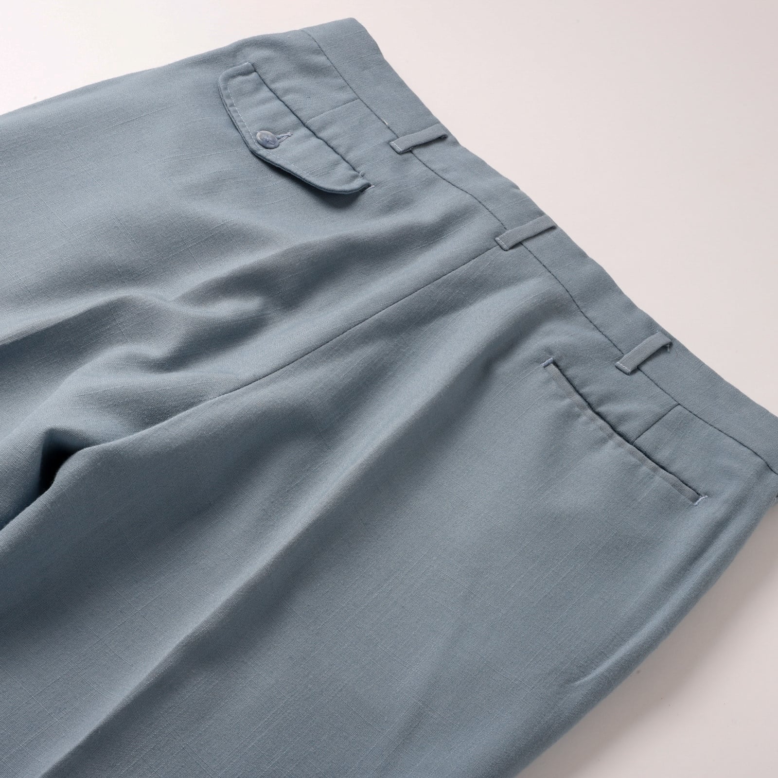 極美品】70s special vintage wool slacks pants W36 blue 