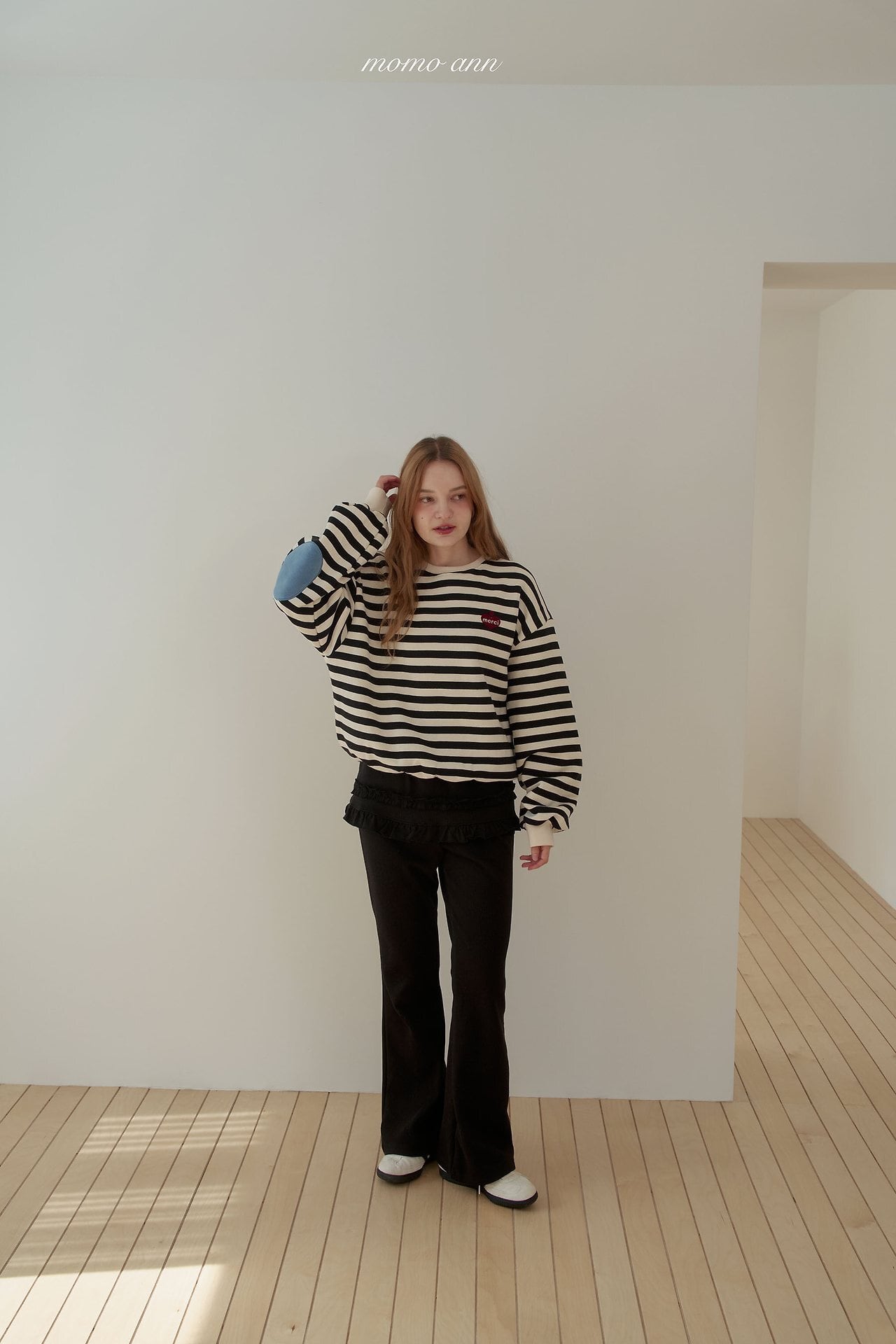 mom【予約】Patch Sweatshirt / momo ann